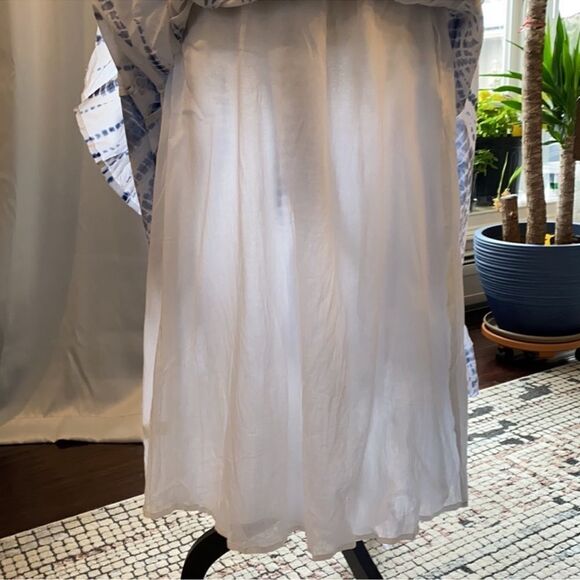 Boston Proper Embellished Tie dye skirt Size M C27 - Picture 7 of 12